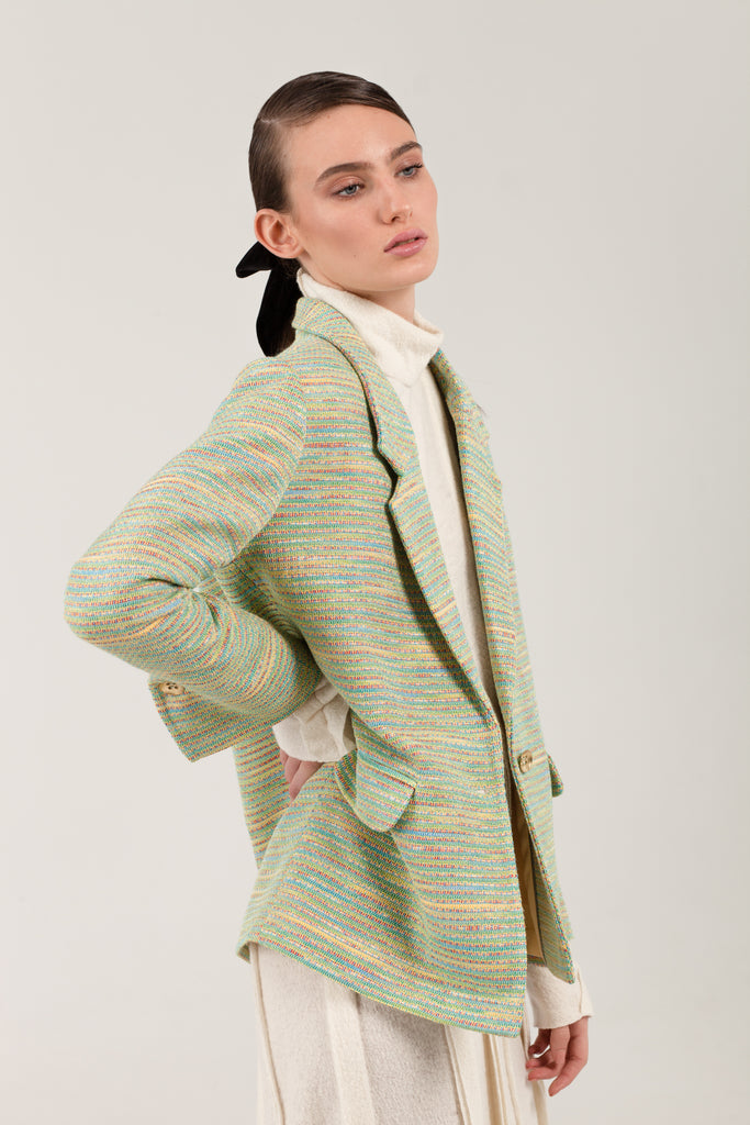 Charlize Vibrant Palette Cotton Blazer