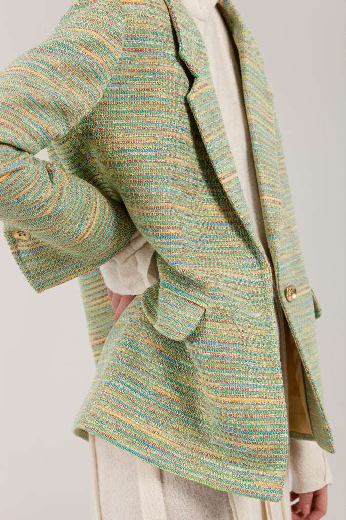 Charlize Vibrant Palette Cotton Blazer